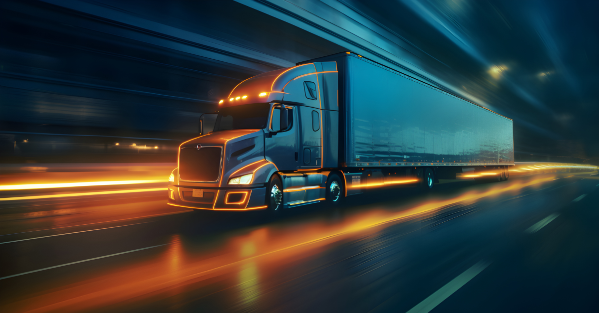 Logistics professionals analyzing freight market data on large screens while a carrier training instructor speaks to them — reflecting how carriers prepare for 2025’s freight-market challenges.