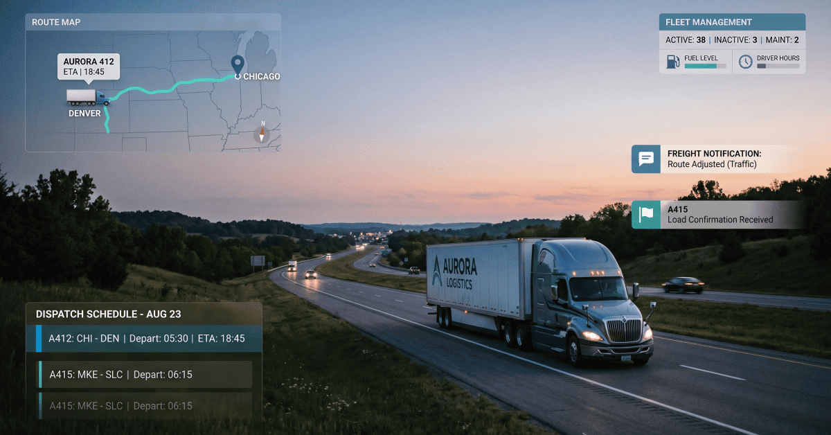 Online truck dispatcher training