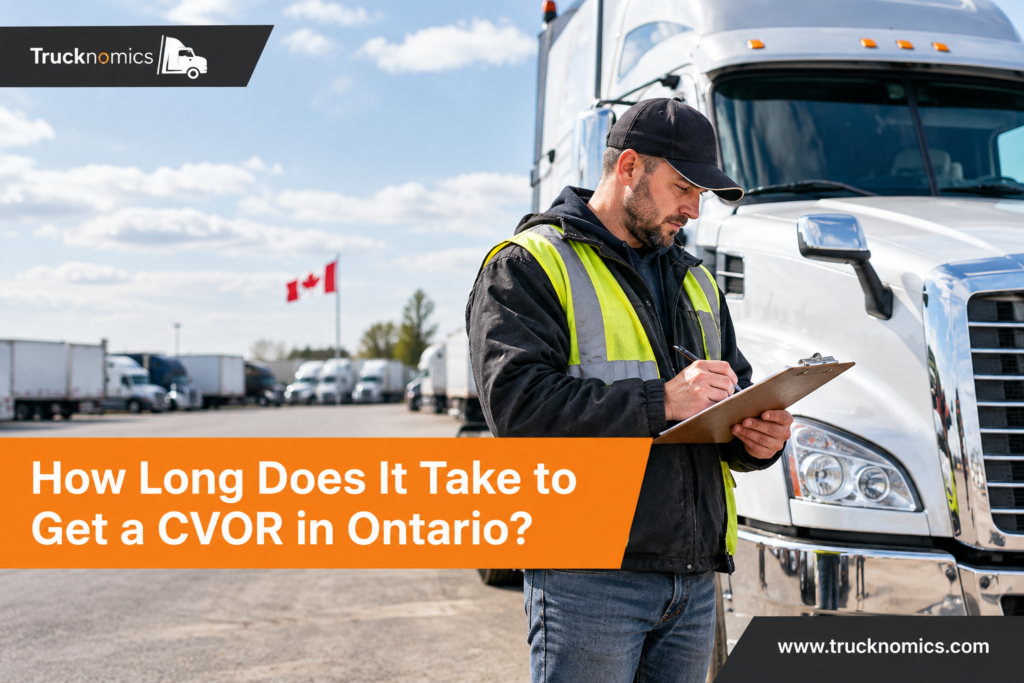 How Long Does It Take to Get a CVOR in Ontario